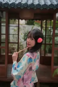 East Asian Charm: Graceful Beauty in Kimono - YiTuYu Art Language Vol.8631 KK Photo Series-18