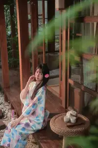 East Asian Charm: Graceful Beauty in Kimono - YiTuYu Art Language Vol.8631 KK Photo Series-16