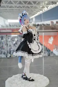Coser Hua Qi Hana's Adorable Cat Rem Cosplay at Anime Carnival-22