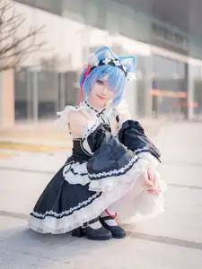 Coser Hua Qi Hana's Adorable Cat Rem Cosplay at Anime Carnival-4