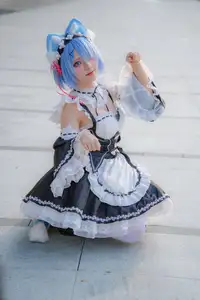 Coser Hua Qi Hana's Adorable Cat Rem Cosplay at Anime Carnival-34