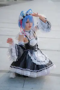 Coser Hua Qi Hana's Adorable Cat Rem Cosplay at Anime Carnival-23
