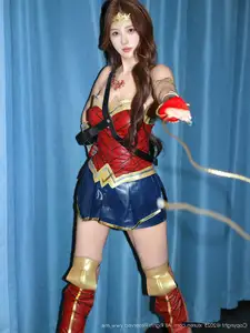 XiuRen No.10710: Jin Yun Xi Yuki's Alluring Wonder Woman Cosplay, Captivating Beauty Revealed-4