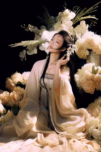 YiTuYu Vol.8284: Ren Gui Yu Er's Ethereal Classical Beauty – An East Asian Art Language Masterpiece-4