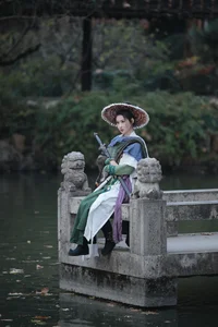 Elegant Traditional Chinese Aesthetic Photography: Art Language Vol.9375 Yi Zhan Bai Cha Qing Huan Collection-13