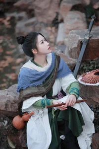 Elegant Traditional Chinese Aesthetic Photography: Art Language Vol.9375 Yi Zhan Bai Cha Qing Huan Collection-19