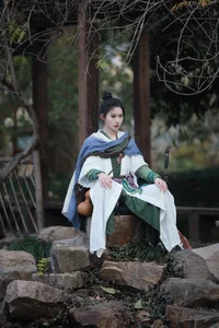 Elegant Traditional Chinese Aesthetic Photography: Art Language Vol.9375 Yi Zhan Bai Cha Qing Huan Collection-8