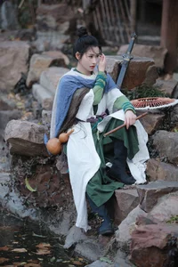 Elegant Traditional Chinese Aesthetic Photography: Art Language Vol.9375 Yi Zhan Bai Cha Qing Huan Collection-0