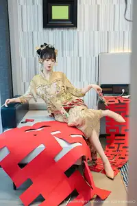 XiuRen No.10567: Yue Er Yue Er's Enchanting Traditional Bridal Photoshoot-7