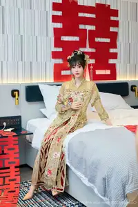 XiuRen No.10567: Yue Er Yue Er's Enchanting Traditional Bridal Photoshoot-12