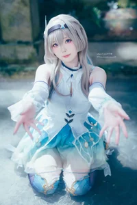 Stunning Firefly Honkai Star Rail Cosplay by Shuang Yue Shimo (霜月shimo) – Full 27P High-Quality Image Gallery-6