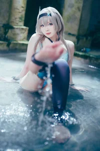 Stunning Firefly Honkai Star Rail Cosplay by Shuang Yue Shimo (霜月shimo) – Full 27P High-Quality Image Gallery-1