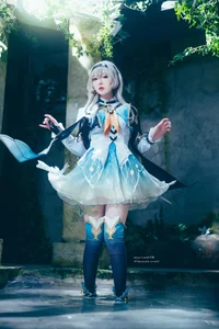 Stunning Firefly Honkai Star Rail Cosplay by Shuang Yue Shimo (霜月shimo) – Full 27P High-Quality Image Gallery-3