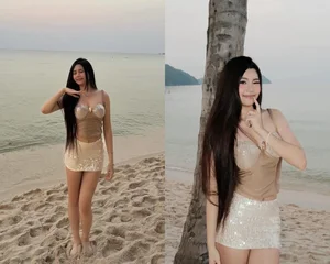 Stunning Beach Travel Inspiration: Mai Thao Ngoc (Hat De) Shines in Latest Coastal Photoshoot and Summer Fashion Vibes-5