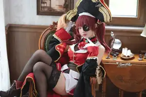 Coser Mime as Marine: Captivating Cosplay Photo Set (24P)-8