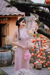 Sweet Autumn Muse in Persimmon Garden-4