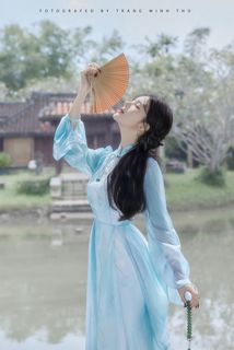 Captivating Traditional Portrait: Elegant Long-Legged Hot Girl in Dreamy Setting-6