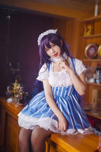Elegant Maid Aesthetics by Coser Jiu Qu Jean as Kasumigaoka Utaha-10