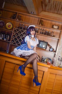Elegant Maid Aesthetics by Coser Jiu Qu Jean as Kasumigaoka Utaha-28