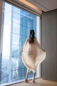 XiuRen No.10619 Tang An Qi: Captivating Grace in Sheer Tulle Elegance-6