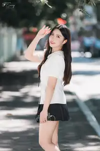 Charming Schoolgirl in Elegant Uniform: A Glimpse of Youthful Beauty-17