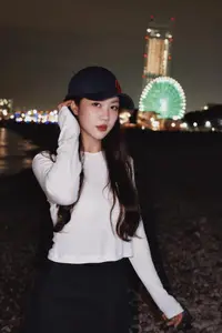 Dreamy Sunset by the Sea: Young Woman Relaxing and Gazing-5