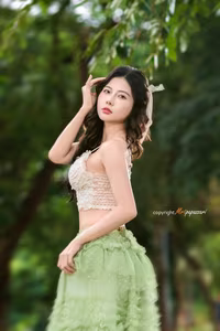 VGU No.74: Vietnamese Dreamy Beauty in a Serene Green Landscape-5