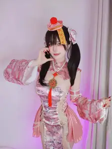 Coser Bai Yin 81 Sweet Pink Charm in Fantia March Part02 Collection-6