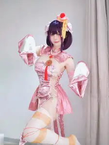 Coser Bai Yin 81 Sweet Pink Charm in Fantia March Part02 Collection-15