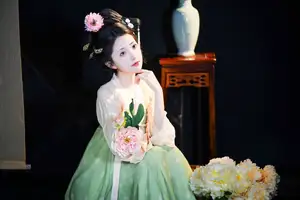 Tu Ya W in YiTuYu Vol.8680: Classical Beauty & Peony Elegance-0