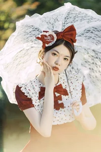 Stunning Aesthetic Portraiture: Li Zhi Mi Ko in YiTuYu Art Language Vol.9145 – Elegant Fashion and Artistic Photography Collection-12