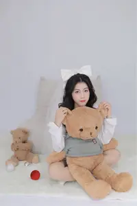 Sweet Moment: Adorable Girl & Her Beloved Teddy Bear-0