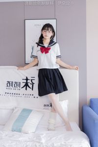 Chinese Model No.548 Nuomi: Fresh JK Uniform Style with Pile Socks and Sports Shoes by BoBoSocks-13