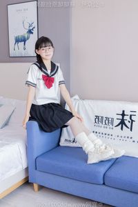 Chinese Model No.548 Nuomi: Fresh JK Uniform Style with Pile Socks and Sports Shoes by BoBoSocks-17