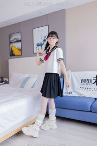 Chinese Model No.548 Nuomi: Fresh JK Uniform Style with Pile Socks and Sports Shoes by BoBoSocks-30