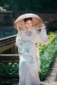 Discover the ethereal beauty of a Vietnamese girl exuding classic charm and gentle grace captivating every gaze-6