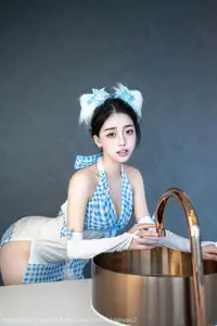 XingYan Vol.399 Ruan Fu Fu's Enchanting Maid Charm Unveiling the Captivating Beauty of Star Face Model-10