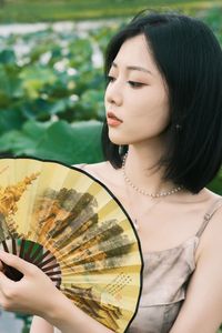 Li Yue in Tranquil Lotus Pond - YiTuYu Art Language Vol.8292: Natural Beauty and Serenity Amidst Green Lotus Leaves-12