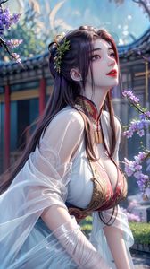 AI Generated Tang Zichen: Exquisite Beauty from Long She Yan Yi-0