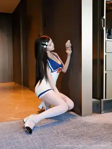 Tian Ni's Alluring Sailor Style: Exclusive XiuRen No.10628 Photo Collection-14