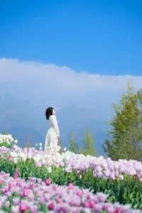 Ethereal Beauty in Flower Fields: YiTuYu Vol.8915 Disexi Si Ning-7
