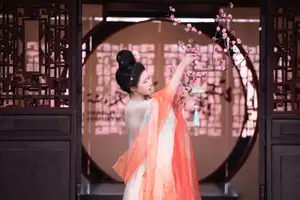 Bei Bei Mo's Grace: Hanfu Beauty Amidst Cherry Blossoms, YiTuYu Vol.8626-6