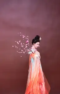 Bei Bei Mo's Grace: Hanfu Beauty Amidst Cherry Blossoms, YiTuYu Vol.8626-14