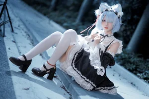 Sweet Enchantment: Coser Hua Qi Hana as Neko Rem Part02-22