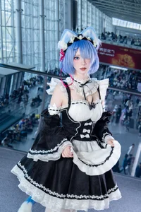 Sweet Enchantment: Coser Hua Qi Hana as Neko Rem Part02-30