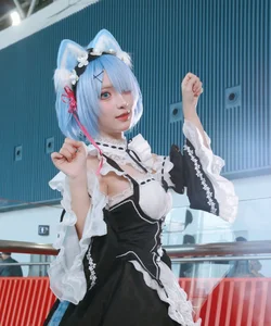 Sweet Enchantment: Coser Hua Qi Hana as Neko Rem Part02-8