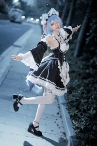 Sweet Enchantment: Coser Hua Qi Hana as Neko Rem Part02-35