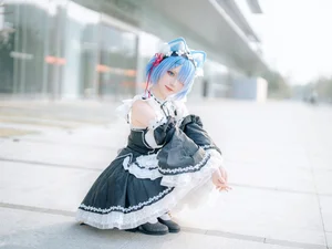 Sweet Enchantment: Coser Hua Qi Hana as Neko Rem Part02-9