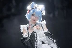 Sweet Enchantment: Coser Hua Qi Hana as Neko Rem Part02-5