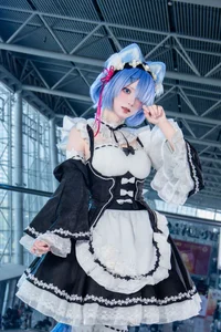 Sweet Enchantment: Coser Hua Qi Hana as Neko Rem Part02-43